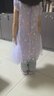 迪士尼艾爱莎公主裙子女童2026新款儿童夏季演出服新中式旗袍汉服连衣裙 实拍图