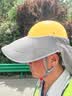 漫德莱安全帽防晒遮阳帽檐工地施工防晒帽檐夏季遮阳帽透气帽檐通用灰色鸭舌款 灰色 实拍图
