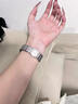 JINGZ品牌原装适用苹果手表s11表带金属apple watch s10磁吸iwatch s9小蛮腰8硅胶女士款不锈钢se夏通勤 新款小蛮腰【星光粉】实心不锈钢 · 液态硅胶 适用iwatch S11/S10【42MM表盘】 实拍图
