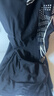 李宁（LI-NING）泳衣女专业训练连体平角游泳衣女士时尚大码泳装011 黑金 L  实拍图