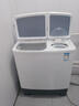 美的（Midea）双桶半自动洗衣机12kg洗+7kg脱 双缸大容量家用品质双电机 同洗同脱分区洗涤一级能效以旧换新 MP12S166 双缸 实拍图
