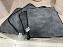 美家日记抹布 四色方巾30*30cm*4条擦车擦玻璃毛巾 厨房清洁双面加绒方巾 实拍图