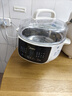 美的（Midea）【品牌直营】电炖锅用炖汤盅电炖锅 电煮锅电蒸锅上蒸下炖隔水电砂锅煲汤电炖盅燕窝炖盅辅食 4.5L 【猛火速炖 0涂层不锈钢锅】DZC2556 实拍图