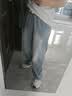 真维斯（Jeanswest）冰丝牛仔裤男款夏季薄款宽松直筒阔腿裤男生青少年男士浅蓝色裤子 实拍图