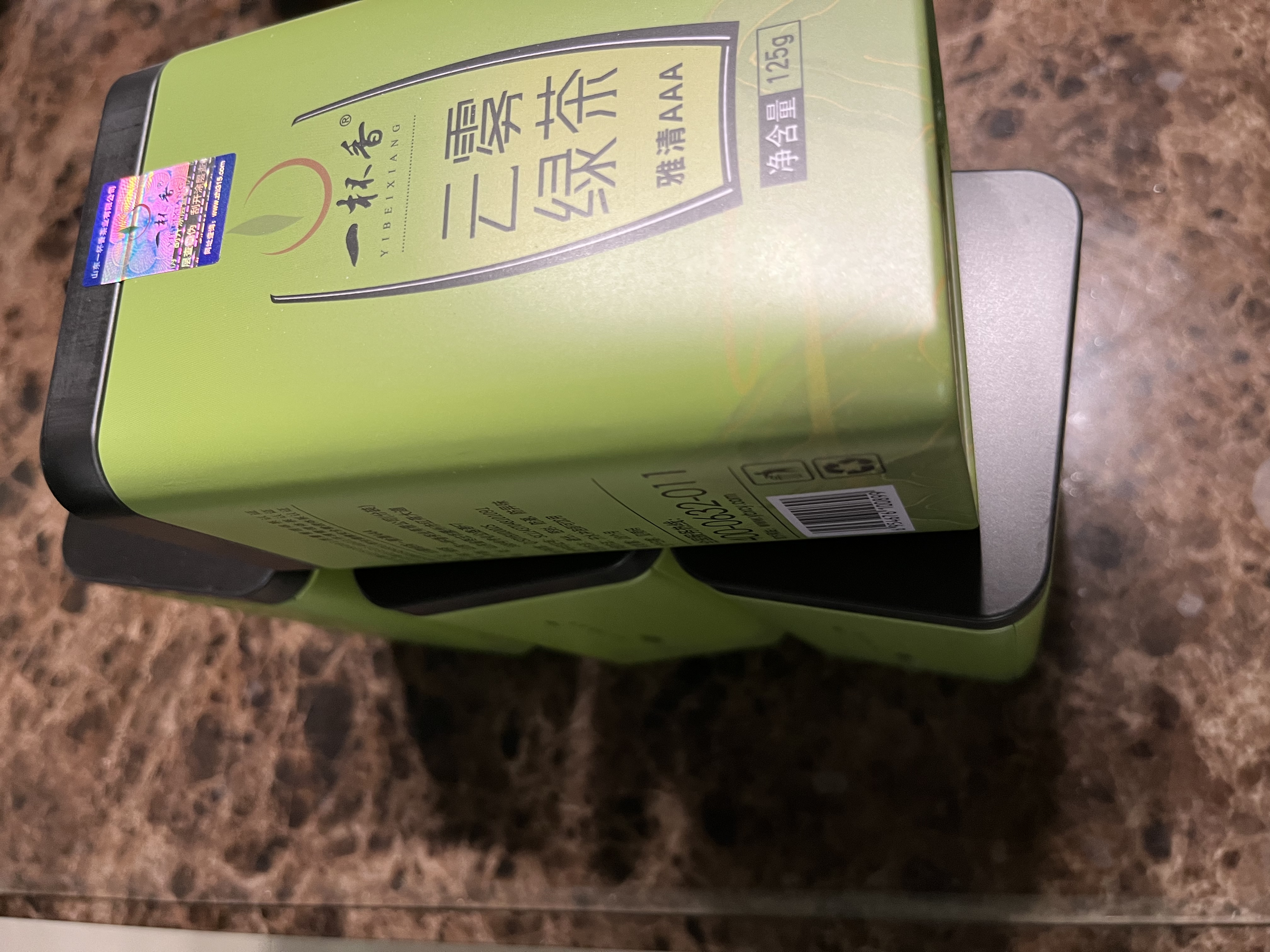 一杯香茶叶2026新茶云雾绿茶4盒共500g明前春茶日照足毛尖嫩芽送礼袋 实拍图