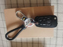 适用于雪佛兰钥匙包真皮钥匙套科沃兹迈锐宝科鲁兹赛欧3创酷科帕奇沃兰多专用男女雪弗兰汽车钥匙扣装饰 雪佛兰C款黑色 实拍图