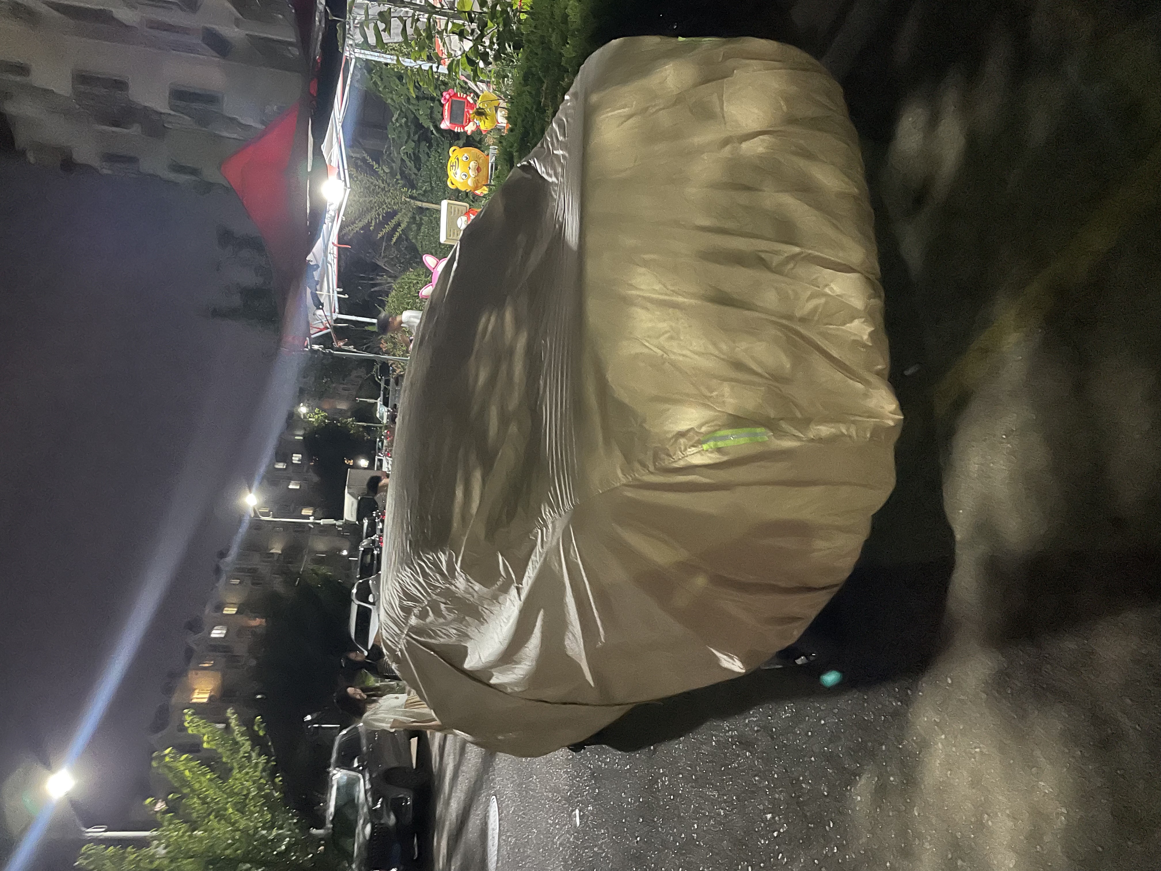 金雨保牛津布汽车车衣车罩防晒防雨隔热防尘加厚遮阳车套外全罩通用四季 人气热销【香槟咖】600D高密度牛津布+送收纳袋 双层加厚款*四季可用【防暴晒防雨防冰雹抗大风】 实拍图