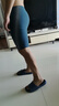 美津浓（MIZUNO）泳裤男士防尴尬大码长款5分裤专业速干抗氯游泳衣装备B1127兰XL 实拍图