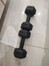 华亚（HUAYA） 哑铃环保包胶六角手铃男士家用健身器材 5KG 一对（2.5KG*2只） 实拍图