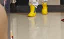 牧萌儿童雨鞋男童女童防水立体宝宝防滑耐磨卡通雨靴 挖掘机恐龙 17码 实拍图