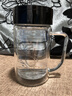 富光双层玻璃杯商务泡茶杯子 大容量男女耐热办公水杯带把黑色320ml 实拍图