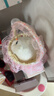 亦趣仿真猫咪玩偶会叫提篮小猫咪毛绒玩具篮子猫女孩生日六一儿童礼物 提篮粉色蕾丝白猫带叫声 实拍图