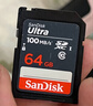 闪迪（SanDisk）64GB SD内存卡 4K V30 U3 C10 相机存储卡 读速200MB/s 写速90MB/s 微单/单反相机内存卡 实拍图