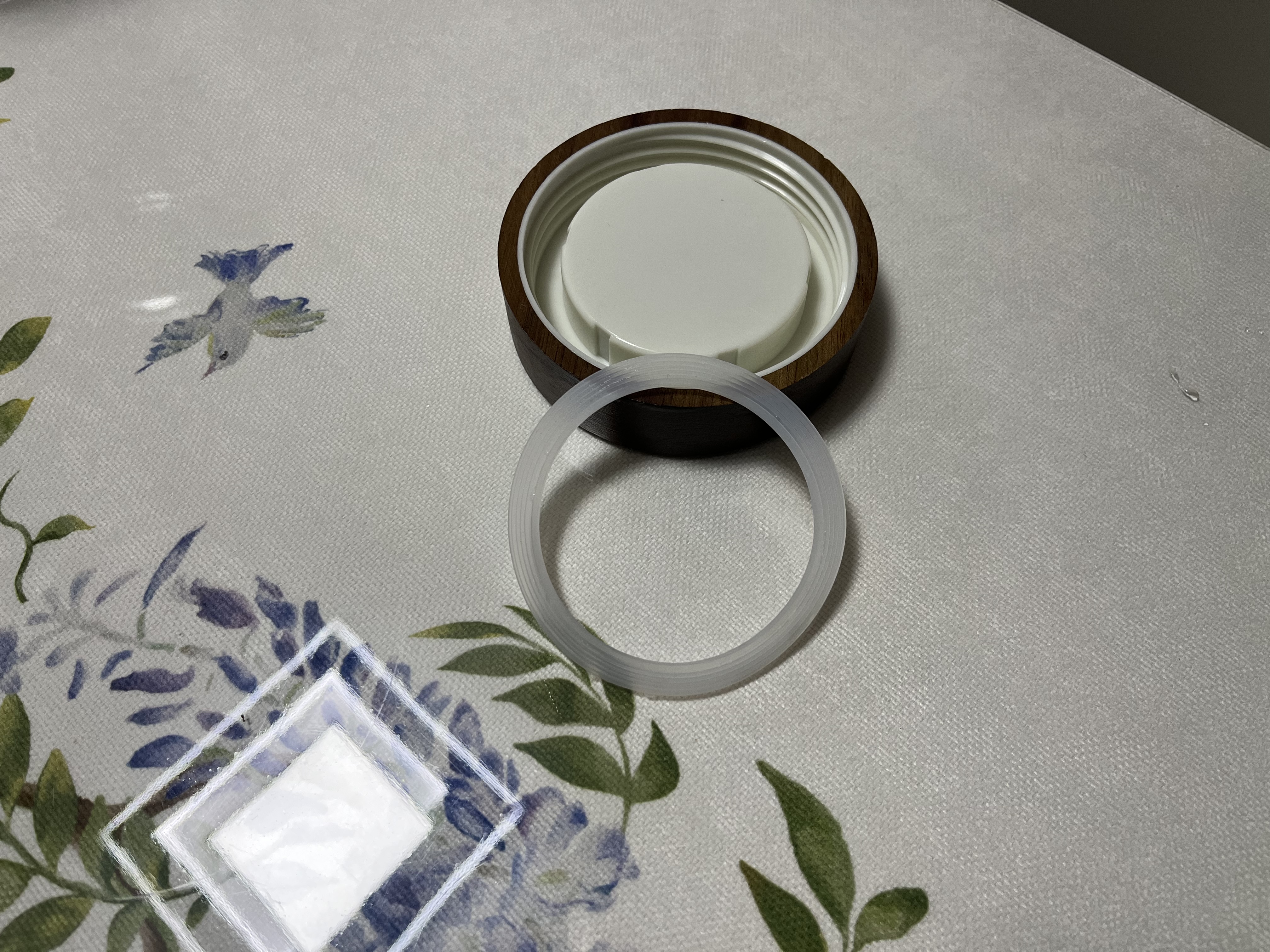 格娜斯食品级密封罐玻璃瓶咖啡罐茶叶罐蜂蜜罐糖果零食厨房干货储物罐五谷杂粮收纳储存罐子1300ml 实拍图