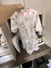 贝肽斯儿童罩衣一体式餐椅防溅衣宝宝吃饭防脏围兜 萌兔环游 实拍图