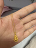 周六福18K黄金项链女肖邦链彩金项链素链生日礼物 黄18K约1.6g-47cm 实拍图
