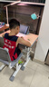 得力（deli）KF503-L儿童学习桌椅 学校课桌椅学生家用写字桌作业椅可升降(灰) 实拍图