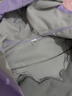 探路者（TOREAD）旗舰 儿童外套女中大童装秋冬季款保暖防风软壳运动服 风铃紫 160 实拍图