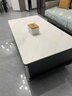私 蜜(SIMI)茶几电视柜轻奢客厅岩板茶几现代简约大理石纹储物茶几 岩板白理石纹一米二茶几 实拍图