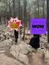 Naturehike挪客晴雪Base户外儿童登山杖男女徒步杖超轻铝合金伸缩杖 天蓝 实拍图