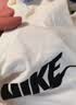 耐克(NIKE)春夏女短袖T恤 纯棉 运动休闲 修身显瘦 DX7907-100 白色XL 实拍图