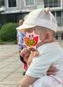 爱宝适婴儿帽子夏季网眼新生儿鸭舌帽宝宝遮阳帽太阳帽棒球帽米色S897 实拍图