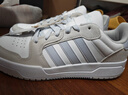 adidas ENTRAP美式校园风运动少年感复古篮球风板鞋男女阿迪达斯 白色/矾土棕/浅蓝   40 实拍图
