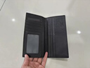七匹狼（SEPTWOLVES）钱包男士长款真皮2026新款超薄头层牛皮拉链钱夹爸爸皮夹手包卡包 超薄黑拉链款3A3071031-01 实拍图