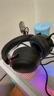 iKF V11 Pro7.1四模无线游戏耳机头戴式7.1环绕音效蓝牙有线电竞三角洲FPS无畏契约听声辨位 黑红色 实拍图