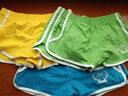 Catar Kamis男士内裤舒适透气男平角裤休闲家居裤阿罗裤男生短裤宽松大裤衩青年底裤裤头 彩兰+果绿+黄色 XXL 适合(140至160斤) 实拍图