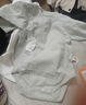 贝瑞加（Babyprints）新生儿包屁衣2件装婴儿连体衣纯棉秋冬内衣初生宝宝三角哈衣 蓝59 实拍图