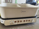 美的（Midea）[升级款]电火锅鸳鸯锅烤肉锅火锅0氟涂层超薄速沸电火锅多功能锅料理锅分体6.5L多用途锅DLS3322R2 实拍图