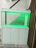 森森（SUNSUN）新款超白鱼缸客厅玻璃大型水族箱智能触控家用免换水底滤缸 靠墙 加宽1.2米42宽 无极变光+新式底滤 烤漆白 实拍图