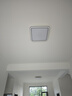 雷士（NVC） led吸顶灯主卧次卧室灯温馨吸顶灯饰灯具大气现代简约浪漫吸顶灯 【映雪-银灰款】三色36瓦卧室灯 实拍图