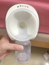 boboduck大嘴鸭吸奶器电动免手扶全自动穿戴式孕妇挤奶器便携 F5107奶白PP 实拍图