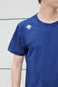 迪桑特（DESCENTE）DESCENTE迪桑特TRAINING男士D-TOUGH亲肤透气圆领短袖T恤新品 NV-藏青色 XL (180/100A) 实拍图