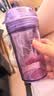 特百惠（Tupperware）晶彩mini塑料杯280ML 男女学生夏季水杯子儿童双饮口便携 冰沙紫 实拍图