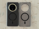 猩球卫士高级感防指纹适用华为mate70Pro/Pro+通用磁吸瓦楞手机壳保护套超薄行李箱条纹磨砂个性透明外壳黑 实拍图