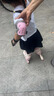 小状元儿童轮滑鞋6-12岁溜冰鞋全闪可调节生日礼物26年新升级粉S 实拍图