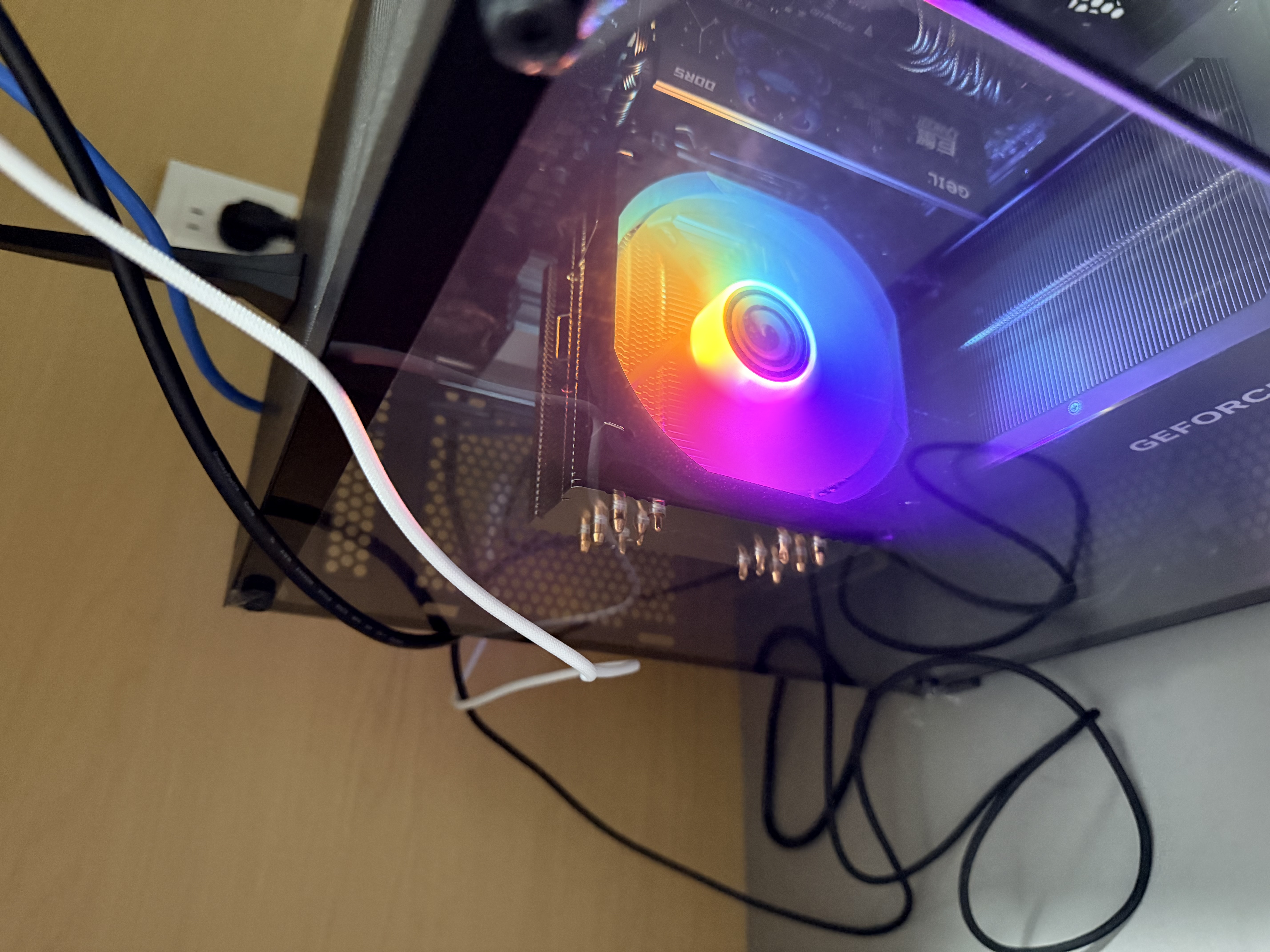 影驰AMD 9600X/RTX5060/5060Ti/5070显卡黑神话悟空打瓦吃鸡三角洲游戏电竞组装电脑AI电脑DIY组装机 配置七 9700X+RTX5060TI 实拍图