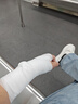 亚瑟士ASICS男鞋透气跑鞋运动鞋缓震舒适跑步鞋 GEL-CONTEND 4 灰色/深灰色 40.5 实拍图
