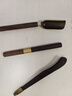Edo茶勺茶夹子防滑取茶茶道三件套茶道六君子黑檀木茶具配件茶针套装 实拍图