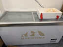 冰尔玛冰柜商用大容量冷柜冰箱冷藏展示柜雪糕柜超市点菜柜保鲜全冷冻两用透明玻璃卧式岛柜家用 【双室双温】1.6米双门 实拍图