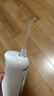 博皓（prooral）冲牙器F48手持立式洗牙器带数显水牙线成人洁牙器无级调速换挡丝滑便携牙齿冲洗器 白色 300ml 实拍图