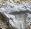 贝肽斯尿布婴儿纱布如厕训练裤隔尿可水洗宝宝戒尿不湿110码2条装 蓝绿 实拍图