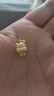 老庙黄金足金十二生肖吊坠黄金项链本命年龙年生肖龙转运珠送男友女友 生肖鸡 约：1.2g 实拍图