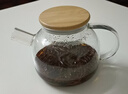 美斯尼 玻璃茶壶泡茶壶花果茶冷饮凉水壶加厚耐热烧水壶家用茶具套装 单壶 ( 3-5人 ) 1000ml 实拍图