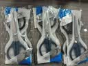 得力（deli）3把170mm中号剪刀（2黑1蓝）办公生活家用手工剪纸刀 办公用品 33306 实拍图