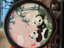 蜀中瑰宝蜀绣双面刺绣熊猫摆件中国特色礼物送老外出国四川成都伴手礼纪念 节节高熊猫（四川成都发货） 实拍图