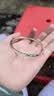周六福碎冰冰银手镯女S999银碎碎银生日礼物D1014156 56mm 约15g 实拍图